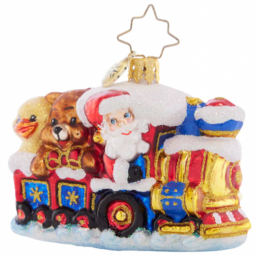 Christopher Radko Choo Choo Express Gem Christmas ornament